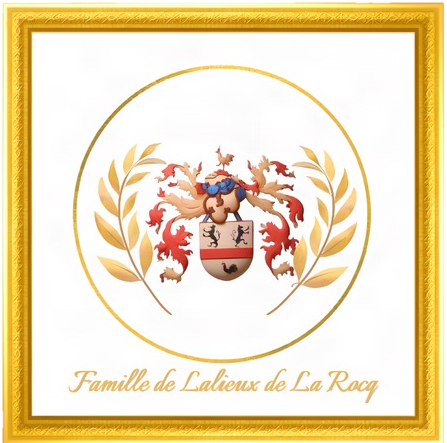 Blason de la famille de Lalieux de La Rocq