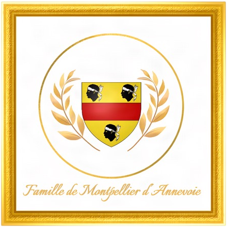 Blason de la famille de Montpellier d'Annevoie